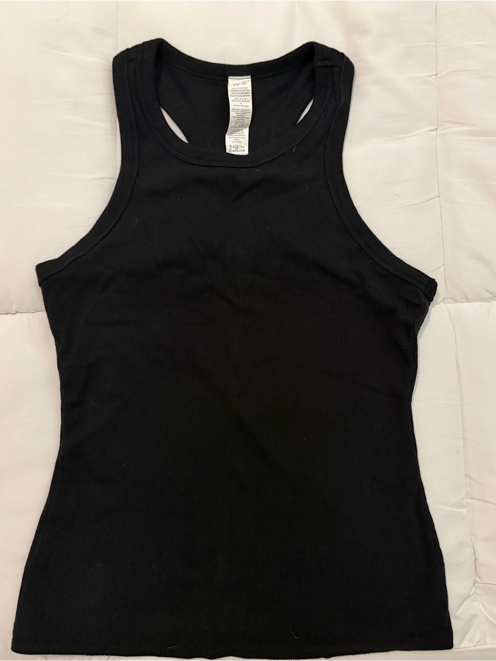 Alo Yoga Goddess Ribbed Go-To Tank - Size XS NWOT